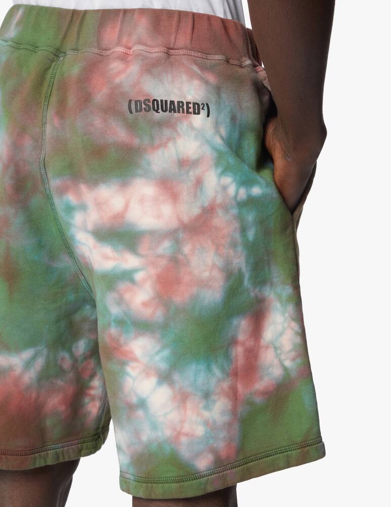 rinascente Dsquared2 Tie dye dsq2 shorts - beige