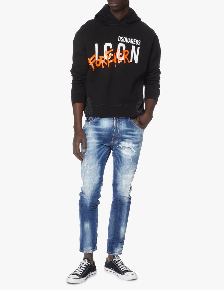 rinascente Dsquared2 Icon 4ever hoodie - black