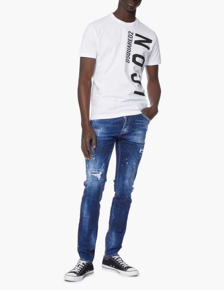 rinascente Dsquared2 Icon spray cool guy pocket logo jeans - blue