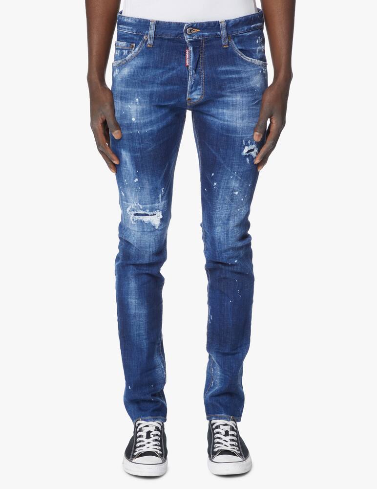 rinascente Dsquared2 Icon spray cool guy pocket logo jeans - blue