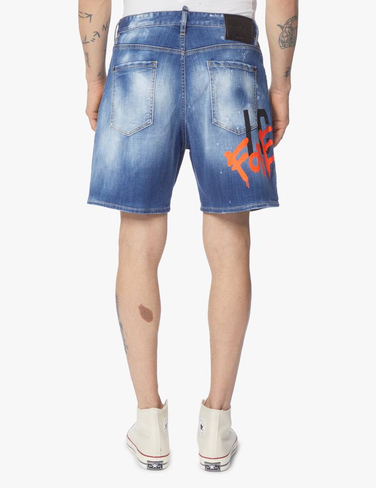 rinascente Dsquared2 Pantaloncini di jeans icon 4 ever boxer - blu