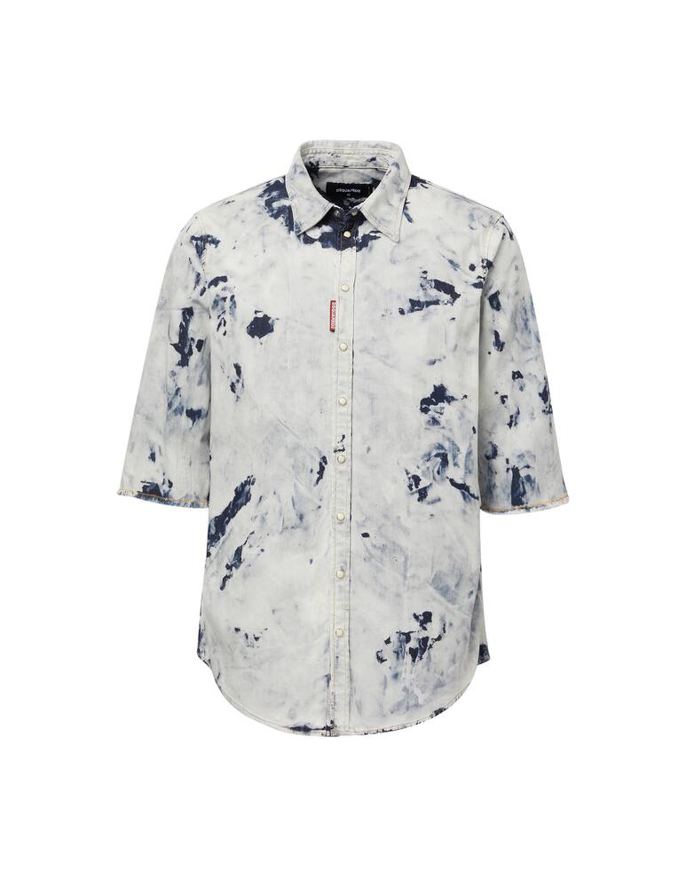 rinascente Dsquared2 Camicia in jeans sexy roll up - blu