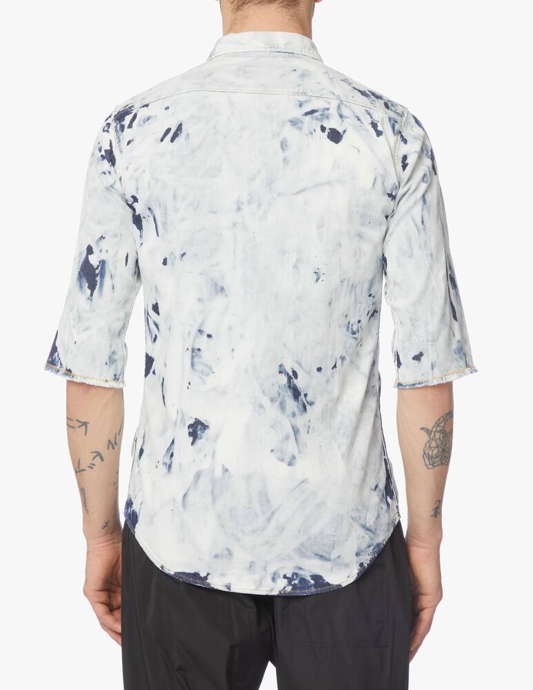 rinascente Dsquared2 Camicia in jeans sexy roll up - blu