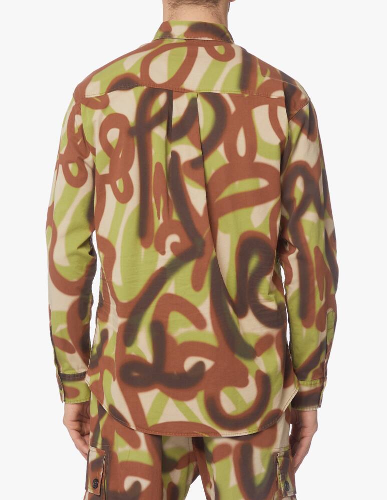 rinascente Dsquared2 Camicia cargo camo graffiti - multicolor