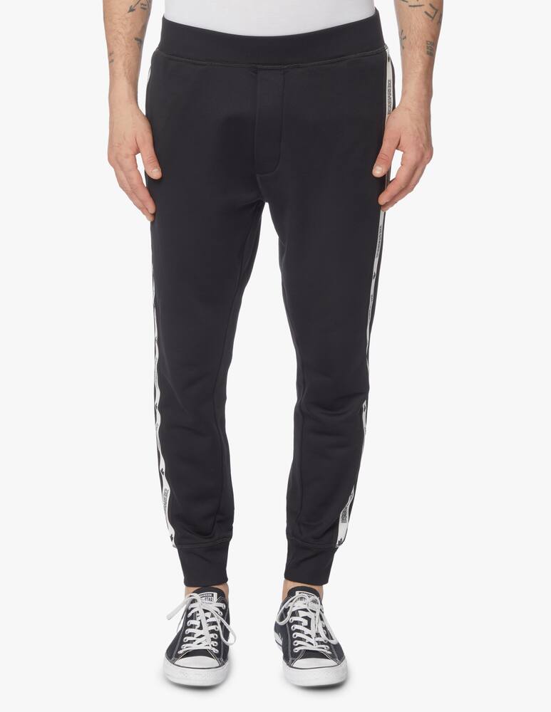 rinascente Dsquared2 Pantalone felpa sport tape - nero