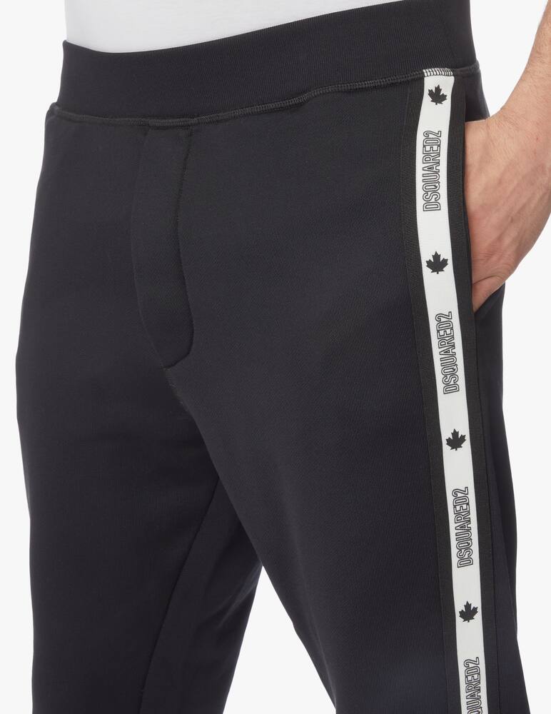 rinascente Dsquared2 Pantalone felpa sport tape - nero