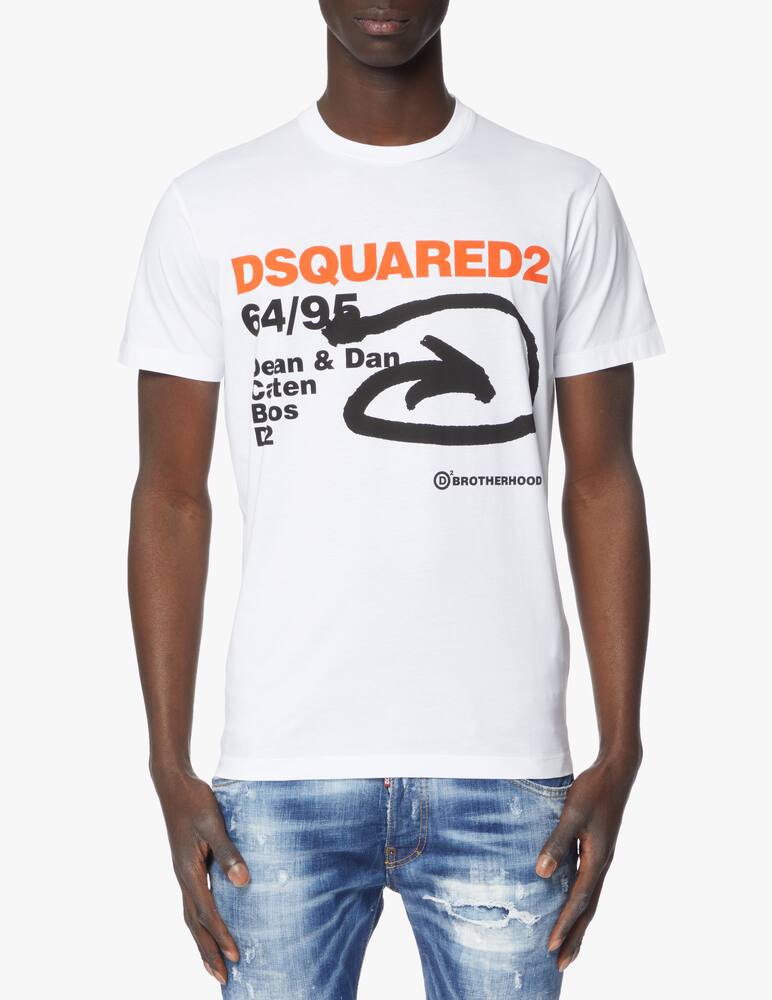 rinascente Dsquared2 Maglietta arrow cool - bianco