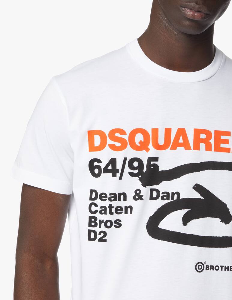 rinascente Dsquared2 Maglietta arrow cool - bianco