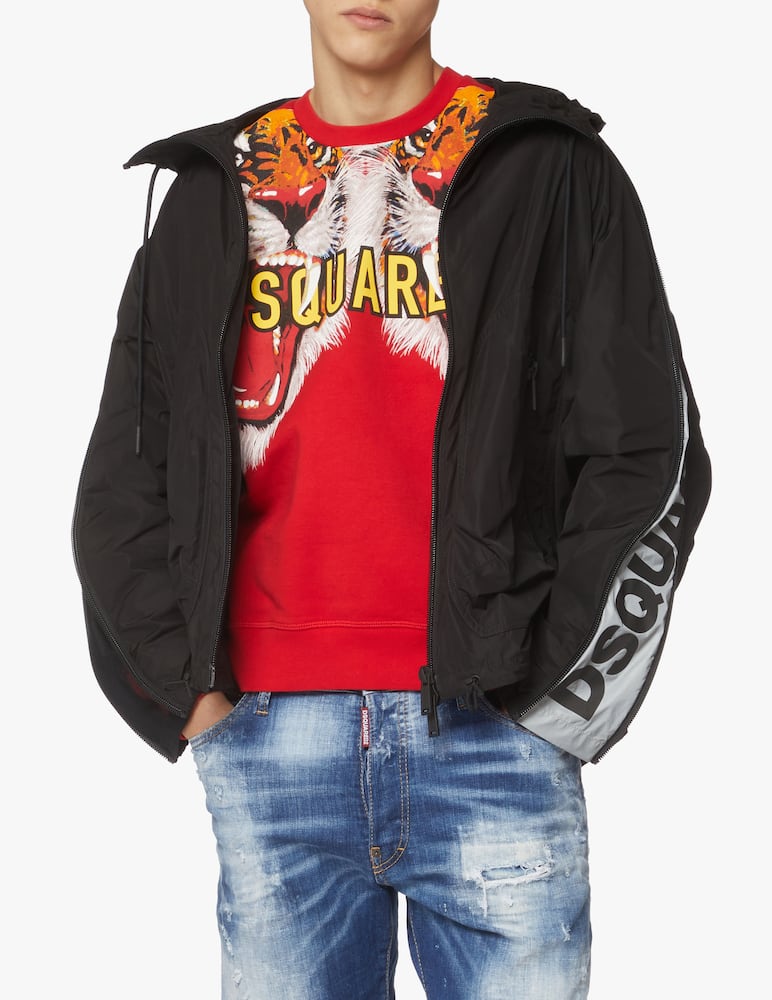 rinascente Dsquared2 Cny roundneck sweatshirt tiger - red