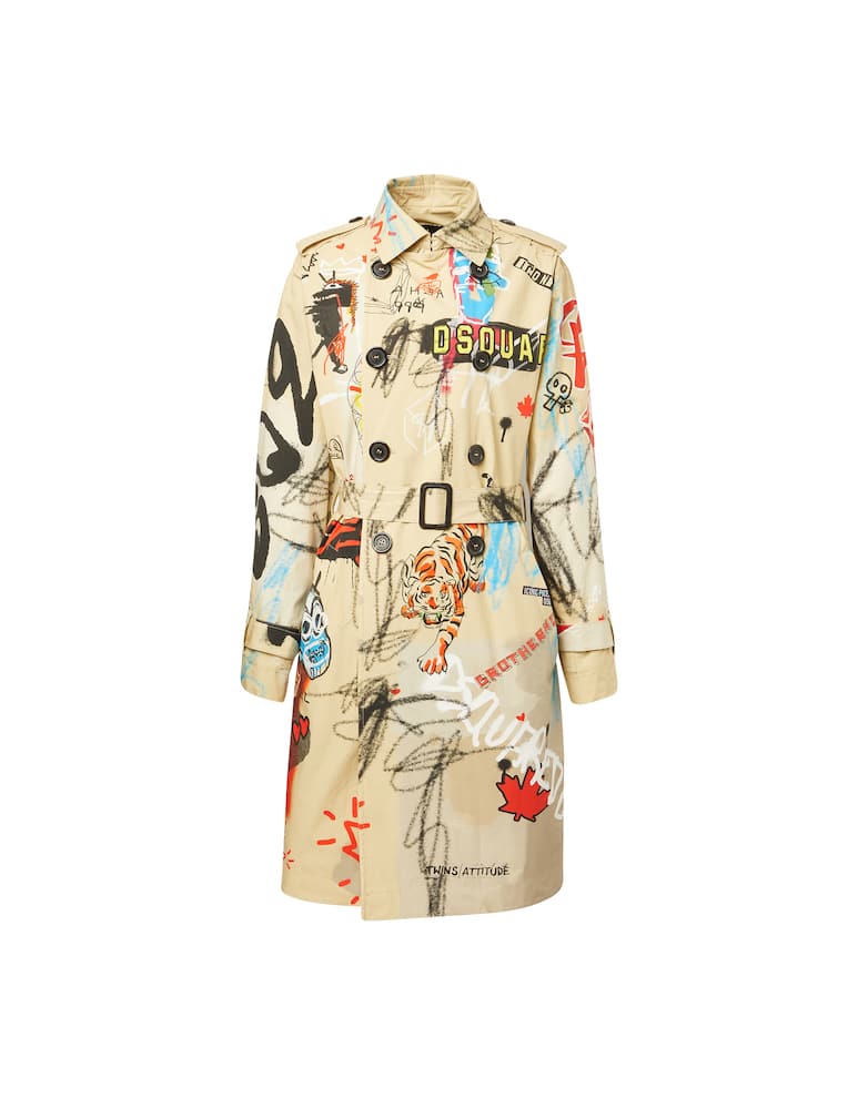 rinascente Dsquared2 Cotton trench - multi