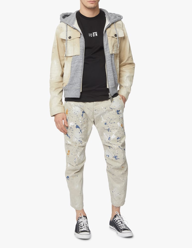 rinascente Dsquared2 Giacca hybrid stampata - grigio