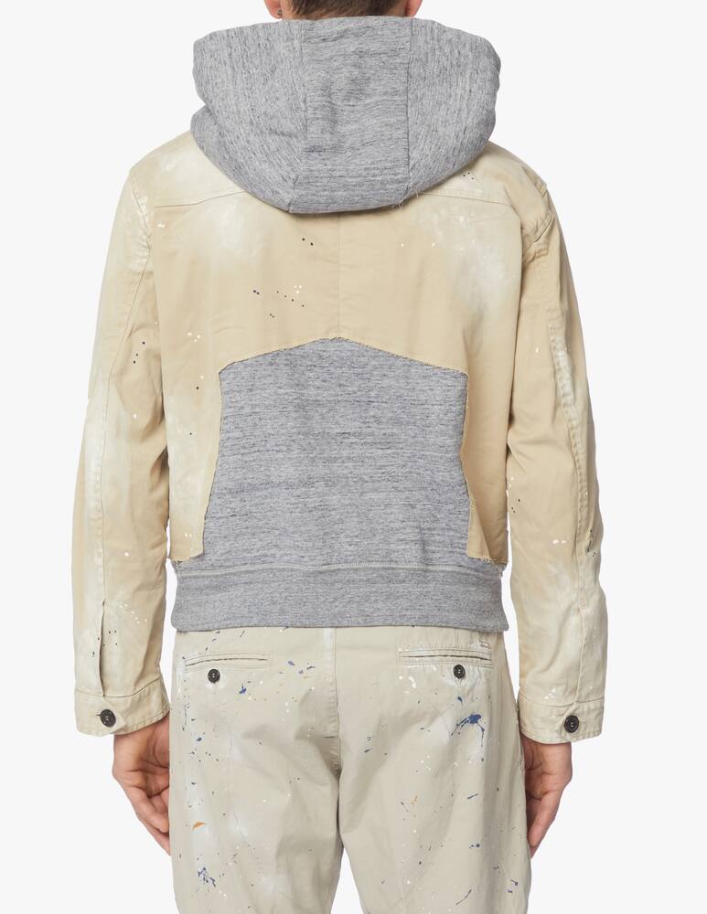 rinascente Dsquared2 Giacca hybrid stampata - grigio