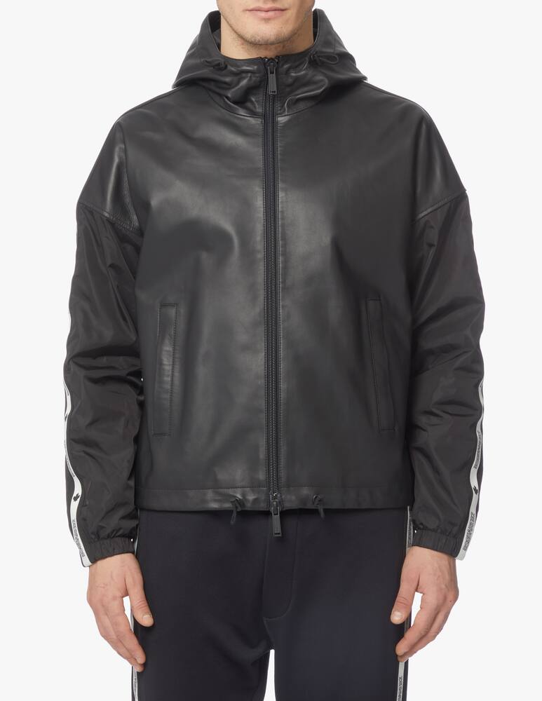 rinascente Dsquared2 Giacca sport tape con cappuccio - nero