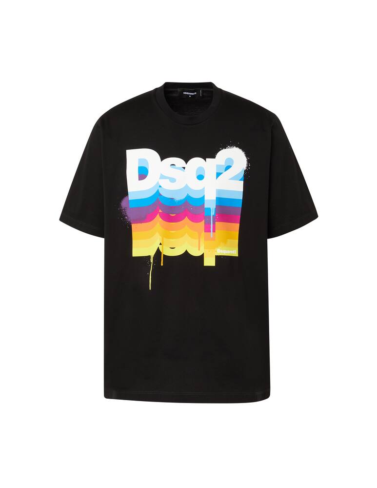 rinascente Dsquared2 Dsq2 slouch t-shirt multicolor - black