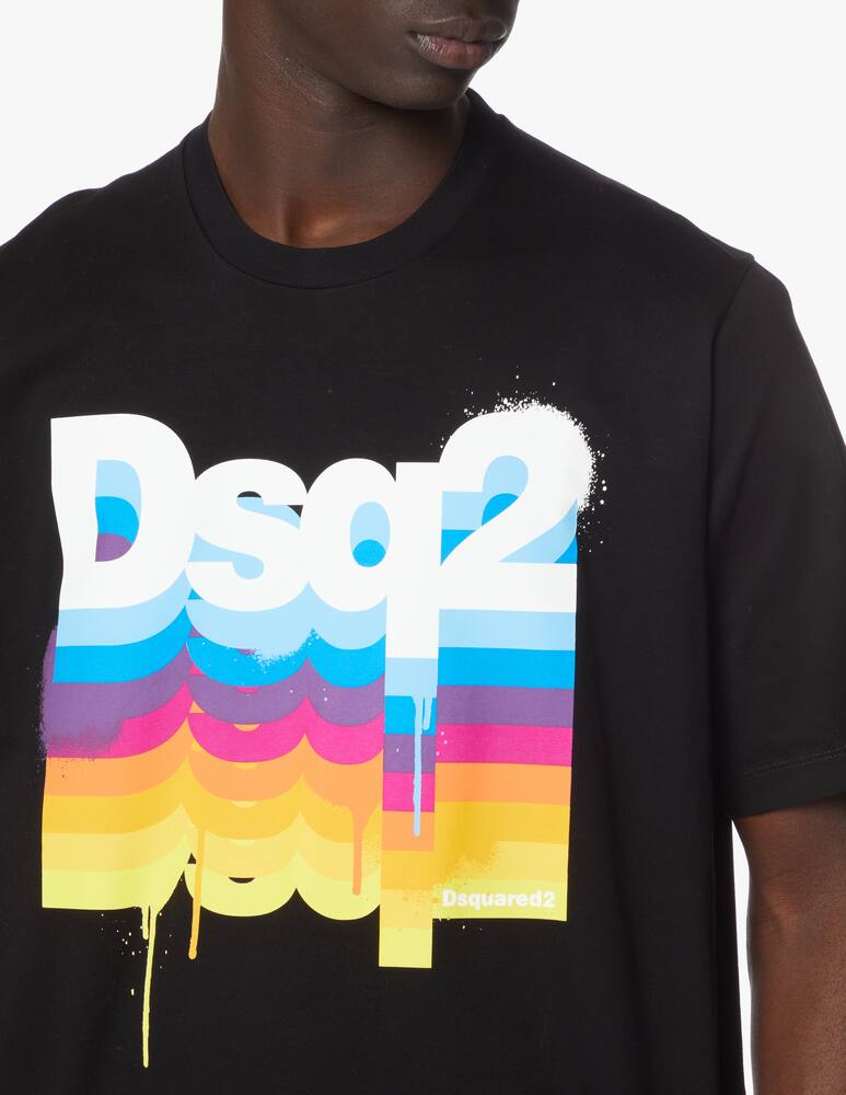 rinascente Dsquared2 Dsq2 slouch t-shirt multicolor - black