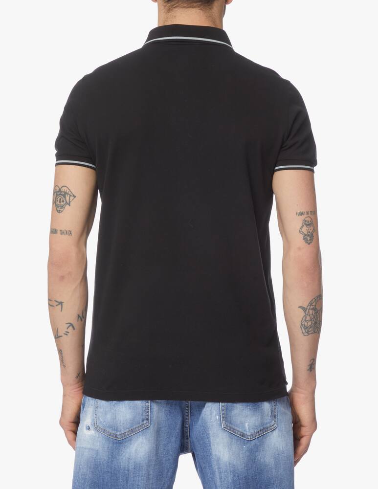 rinascente Dsquared2 Polo manica corta mini foglia - nero