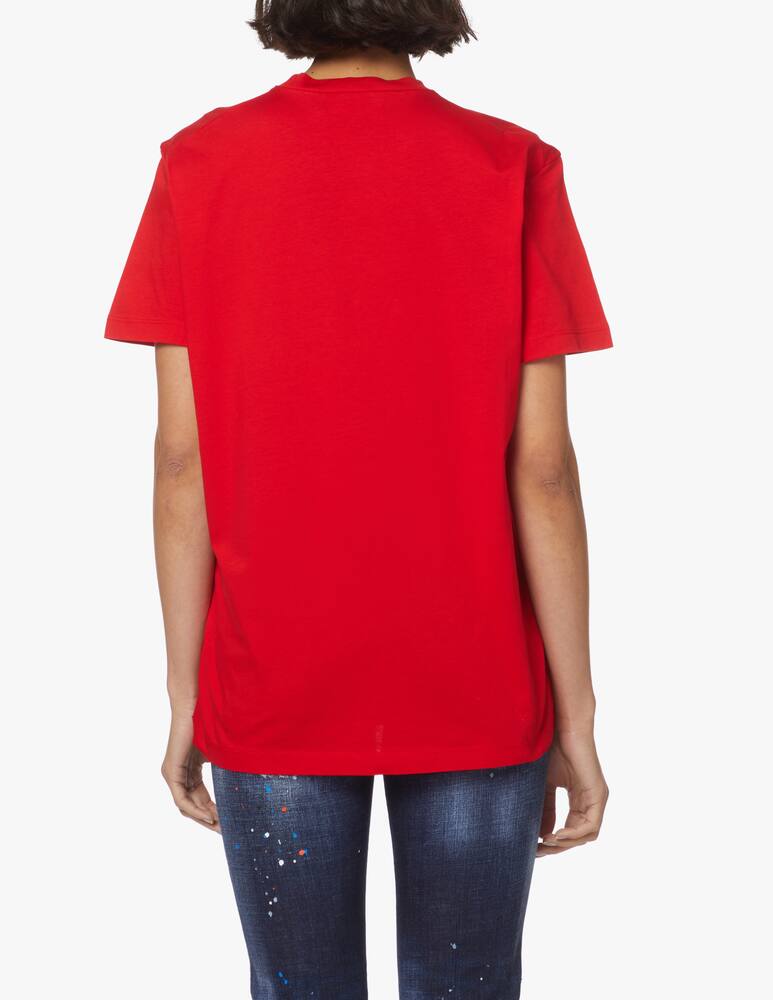 rinascente Dsquared2 T-shirt in cotone I can't - rosso