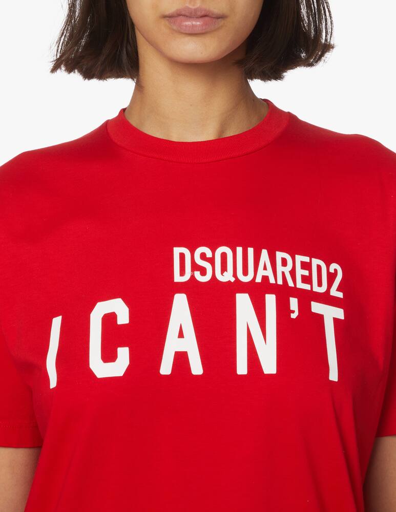 rinascente Dsquared2 T-shirt in cotone I can't - rosso