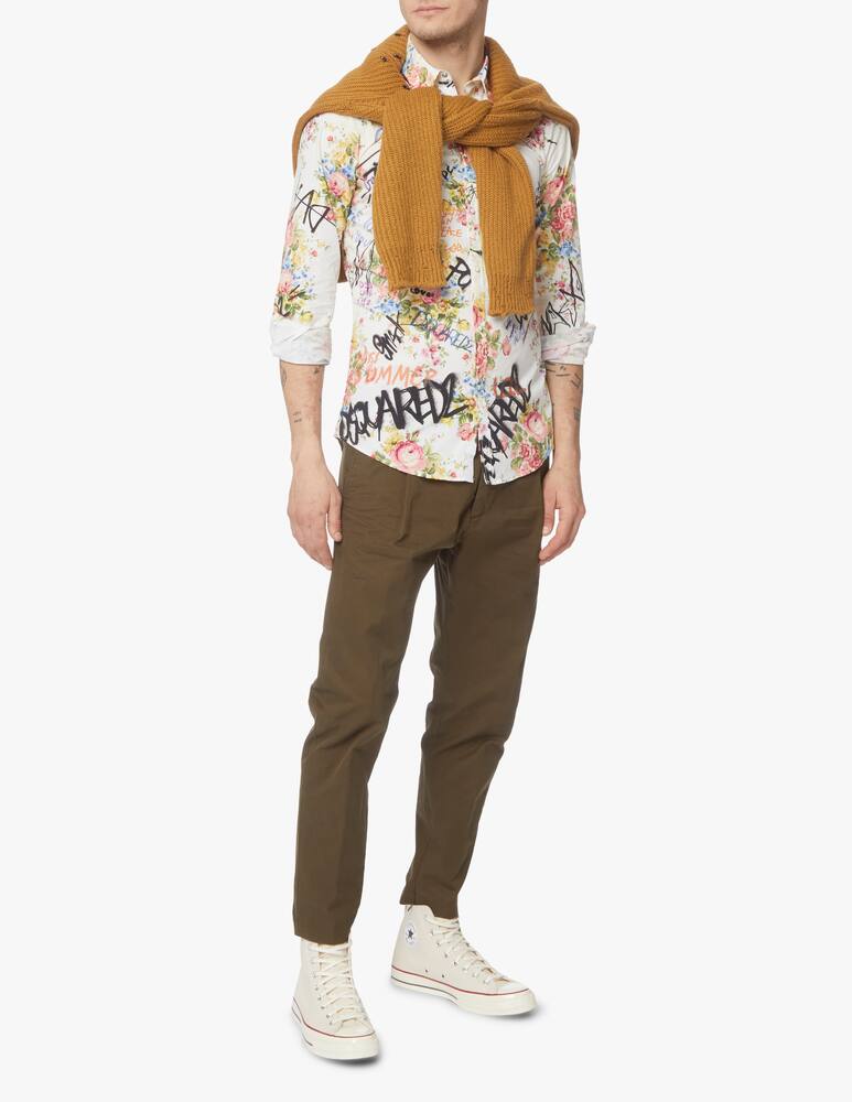rinascente Dsquared2 Floral western shirt - multi