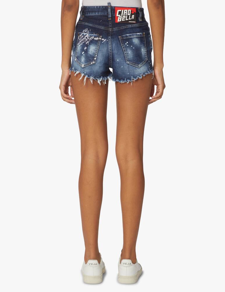 rinascente Dsquared2 Pantaloncini di jeans Ciao Bella - blu