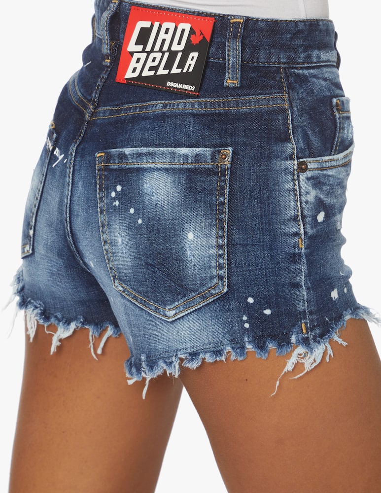 rinascente Dsquared2 Pantaloncini di jeans Ciao Bella - blu