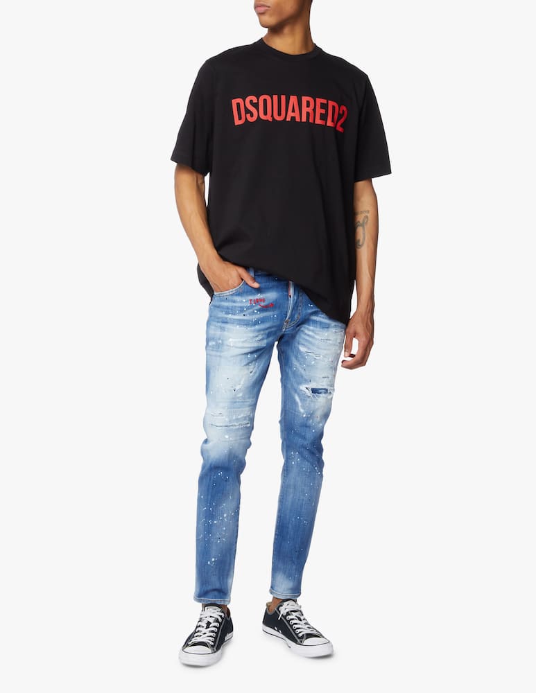 rinascente Dsquared2 Dsq2 slouch t-shirt - black