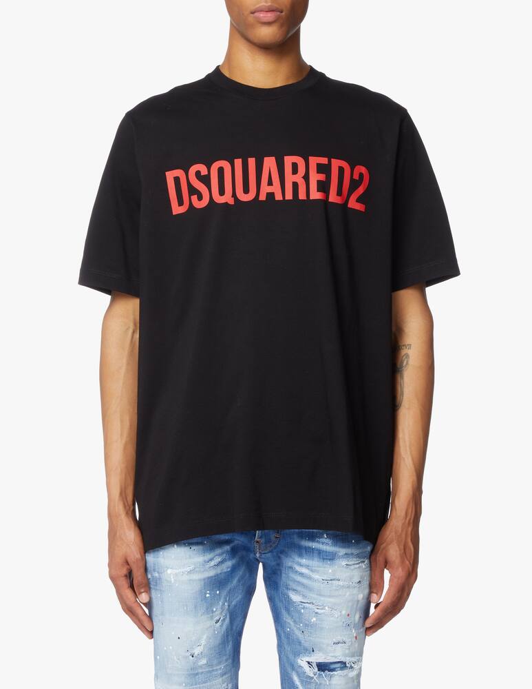 rinascente Dsquared2 Dsq2 slouch t-shirt - black