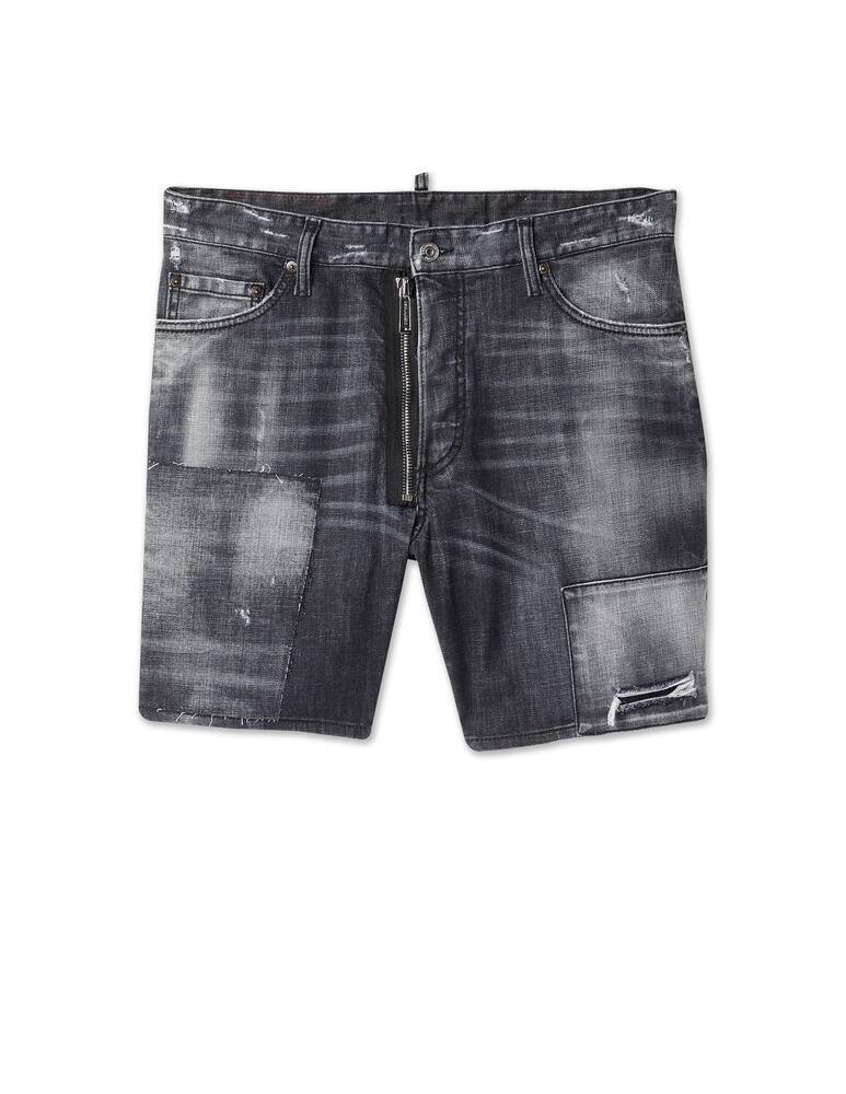rinascente Dsquared2 Pantaloncino marine in jeans - nero