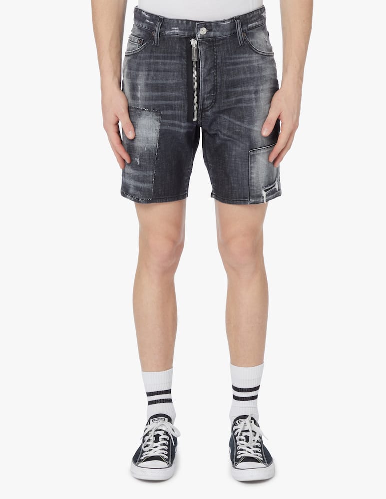 rinascente Dsquared2 Pantaloncino marine in jeans - nero