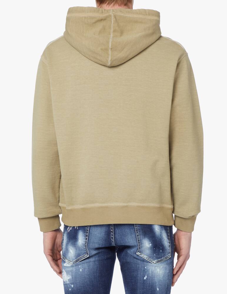 rinascente Dsquared2 Felpa con cappuccio cool ooh leaf - beige
