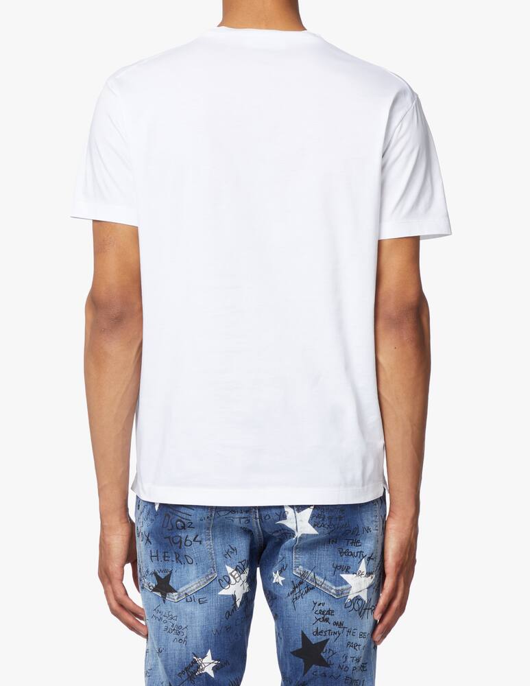rinascente Dsquared2 Logo supercrew t-shirt - white