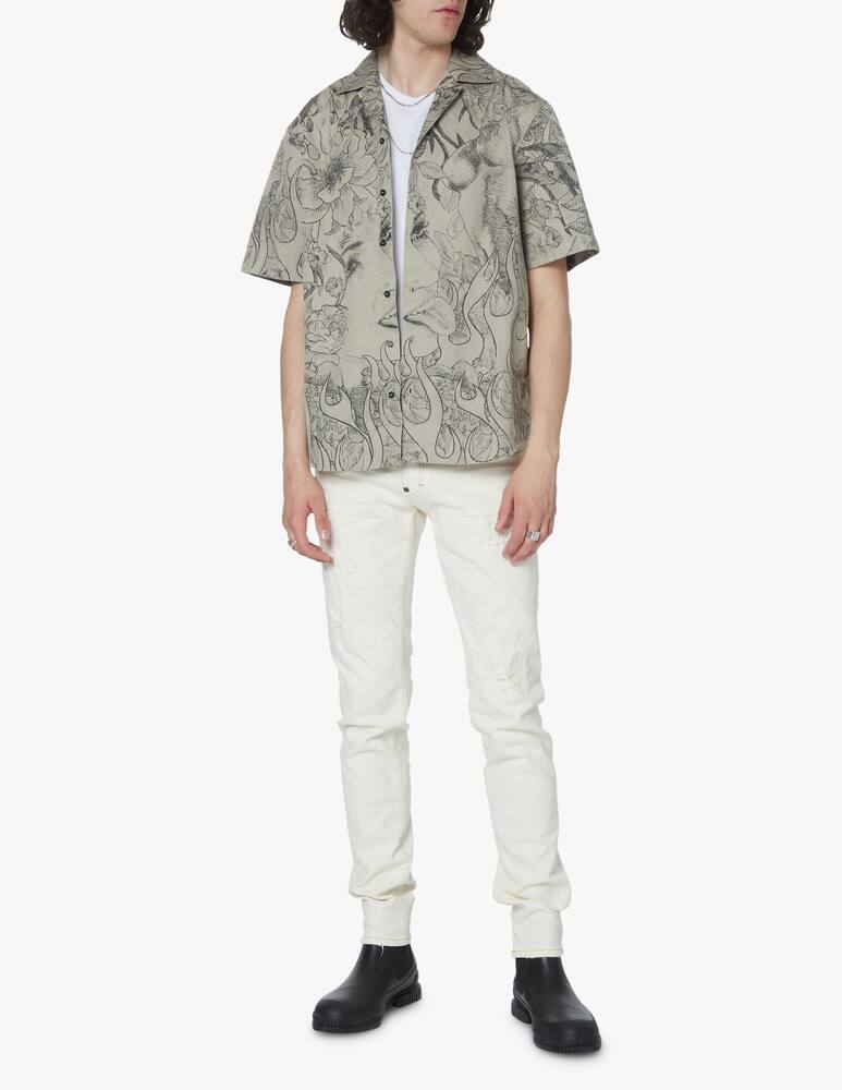 rinascente Dsquared2 Short sleeve shirt tattoo - beige