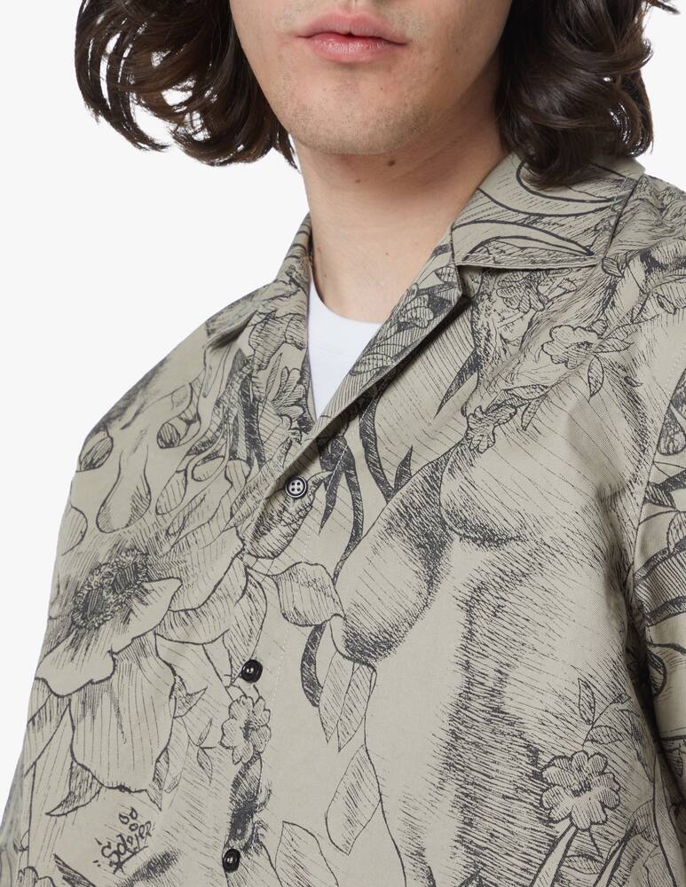 rinascente Dsquared2 Short sleeve shirt tattoo - beige