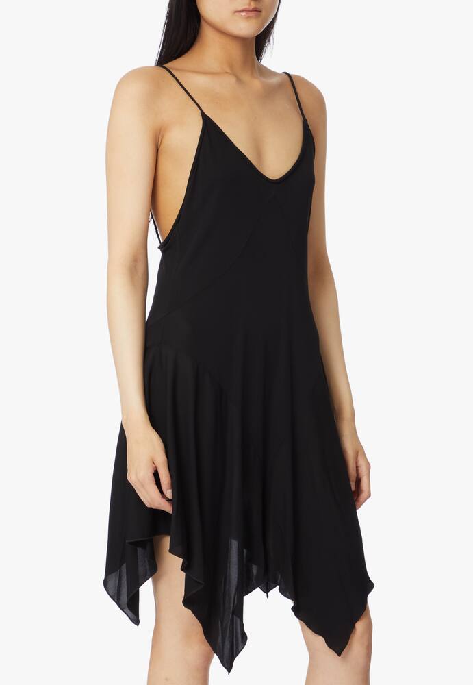 rinascente Dsquared2 Abito mini asimmetrico con spalline - nero