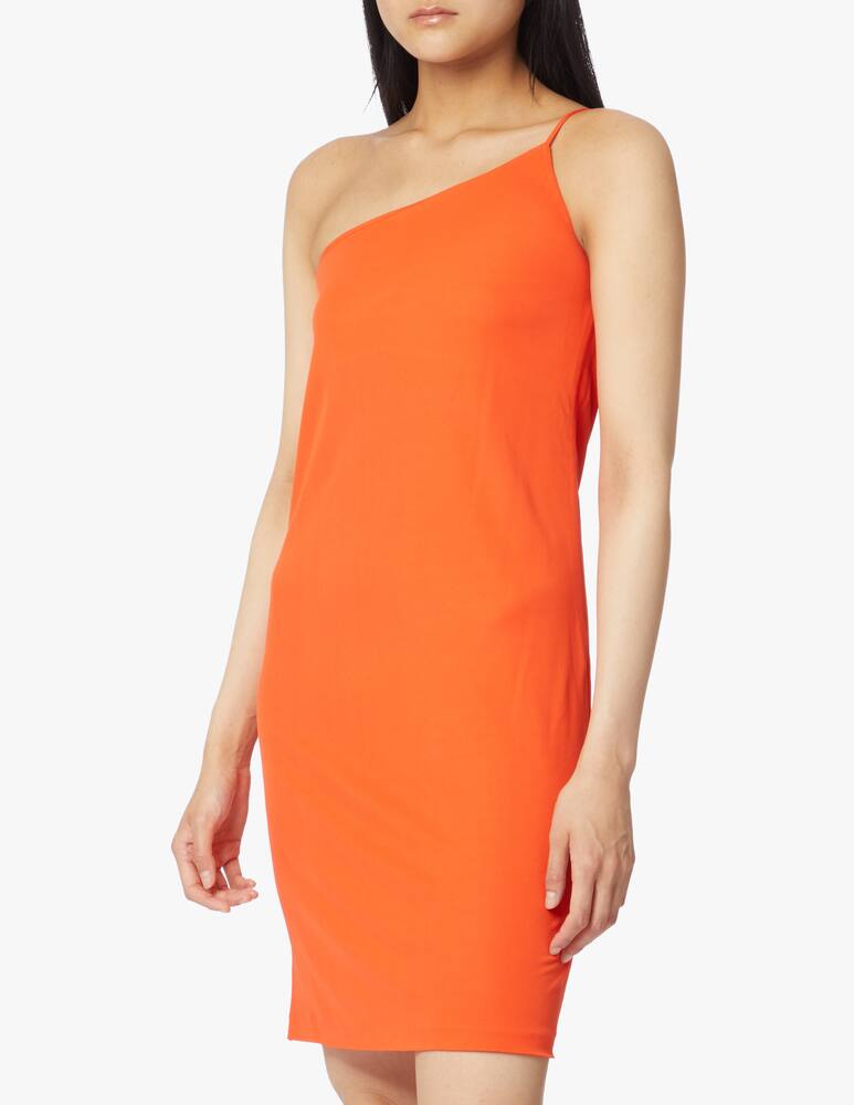 rinascente Dsquared2 Abito mini monospalla elasticizzato - arancione