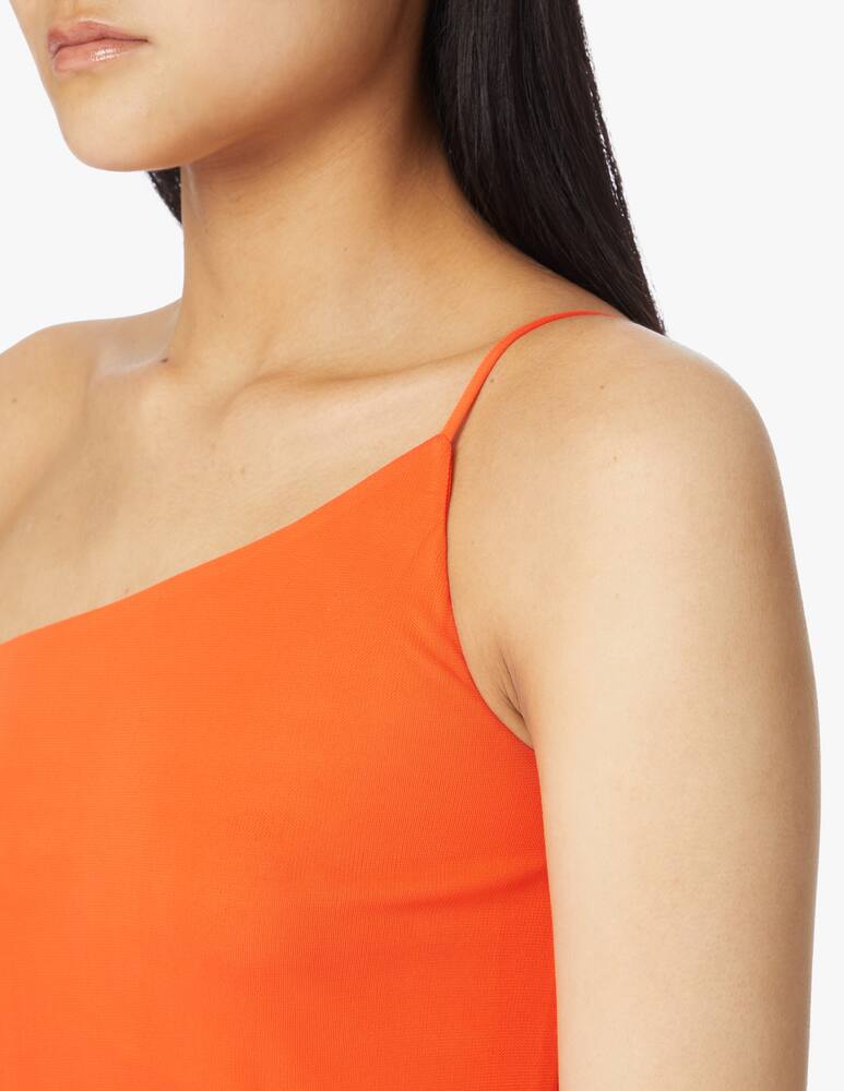 rinascente Dsquared2 Abito mini monospalla elasticizzato - arancione