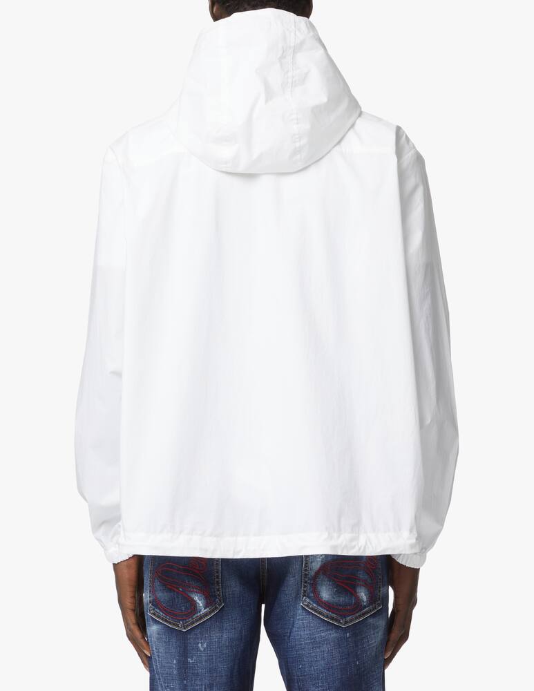 rinascente Dsquared2 Big logo windbreaker - white