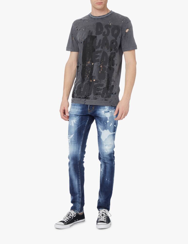 rinascente Dsquared2 Logographic cool t-shirt - grey