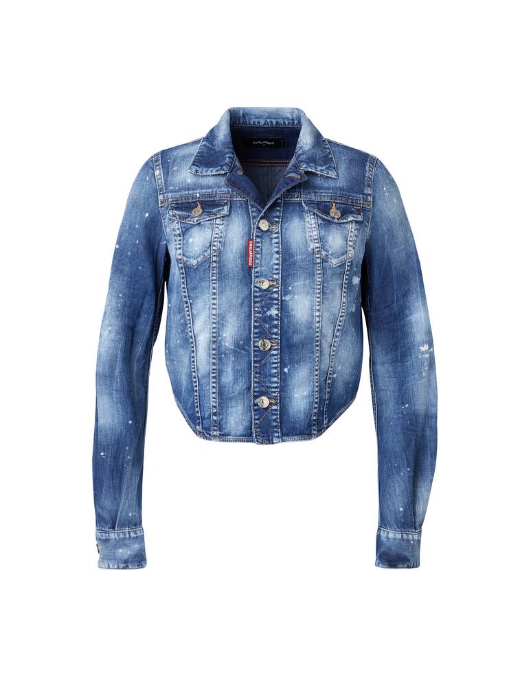 rinascente Dsquared2 Giacca di jeans crop - blu