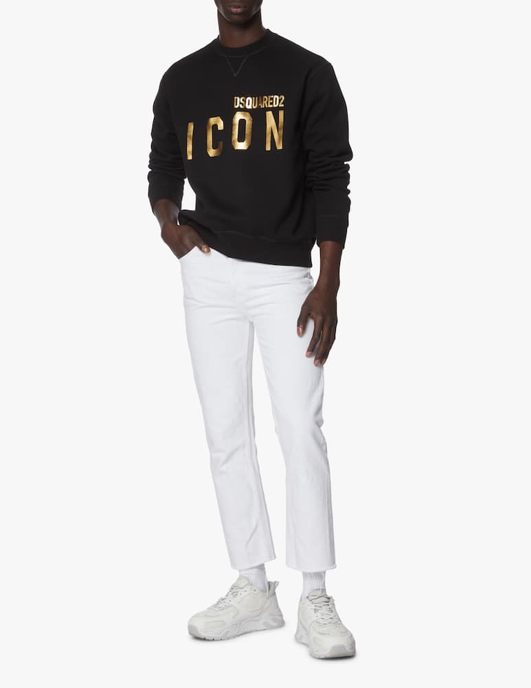 rinascente Dsquared2 Felpa xmas oro - nero