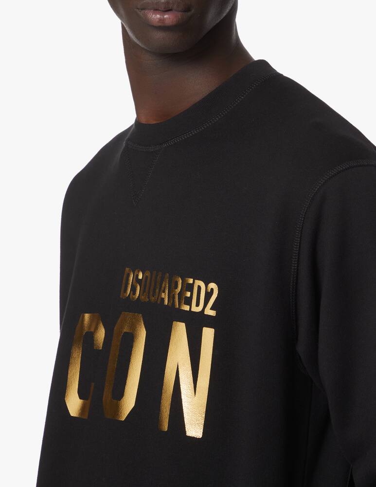 rinascente Dsquared2 Felpa xmas oro - nero