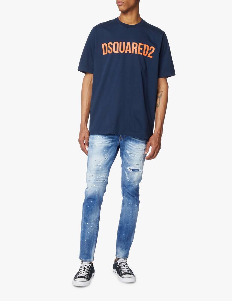 rinascente Dsquared2 Maglietta slouch dsq2 - blu