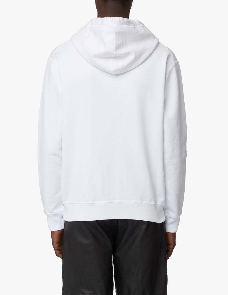 rinascente Dsquared2 Ooh leaf cool hoodie - white