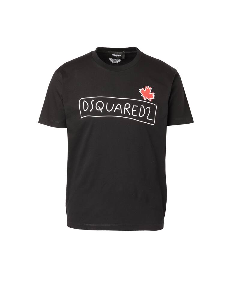 Dsquared2 Maglietta supercrew logo - nero - immagine 5 Dsquared2 Maglietta supercrew logo - nero - immagine 5