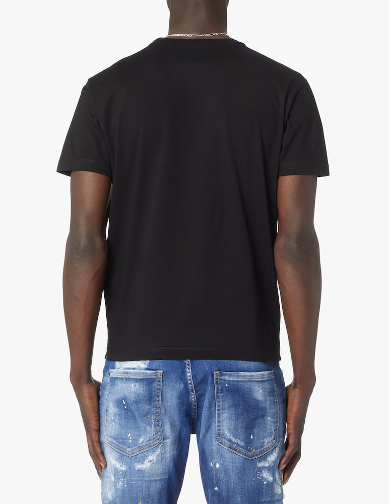 Dsquared2 Maglietta supercrew logo - nero - immagine 3 Dsquared2 Maglietta supercrew logo - nero - immagine 3