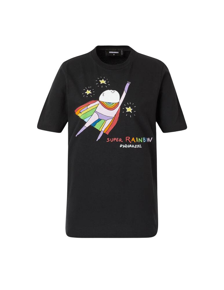 rinascente Dsquared2 T-shirt superman in cotone - nero