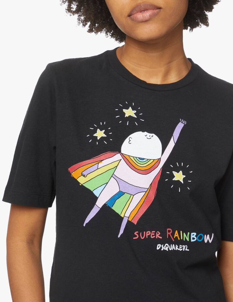 rinascente Dsquared2 T-shirt superman in cotone - nero