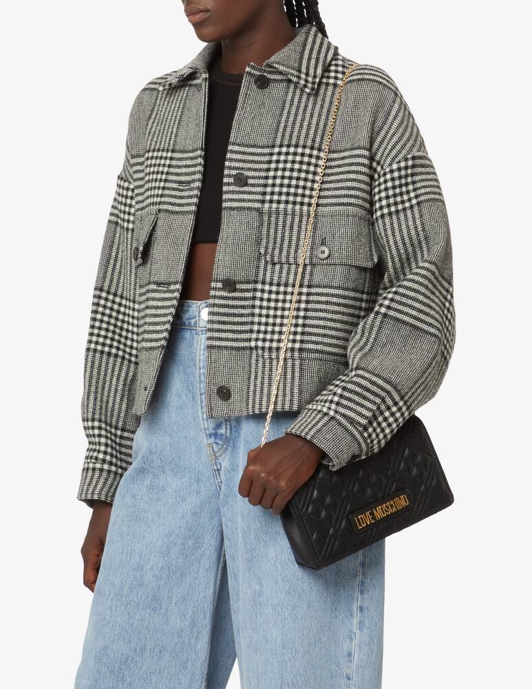 rinascente Love Moschino Borsa a tracolla flap trapuntata - Nero