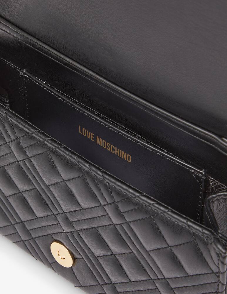 rinascente Love Moschino Borsa a tracolla flap trapuntata - Nero
