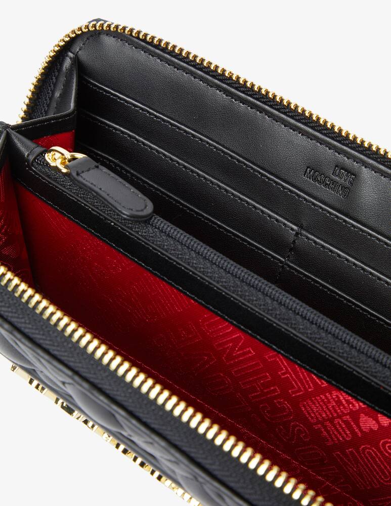 rinascente Love Moschino Portafoglio zip around L - Nero